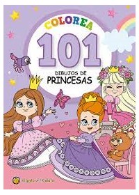 Papel Colorea 101 Dibujos De Princesas