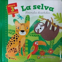Papel La Selva Animales Divertidos Libro Puzzle