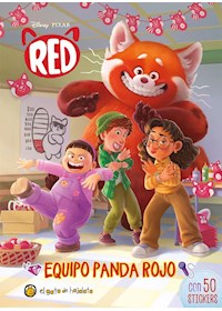 Papel Equipo Panda Rojo (Red) (Cuento Con Sticker)