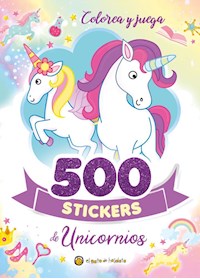 Papel 500 Stickers De Unicornios 3 - Colorea Y Juega