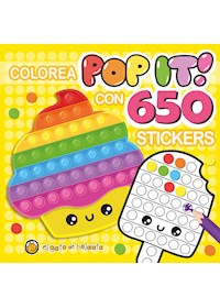 Papel Colorea Pop It! Con 650 Stickers - Cupcake