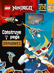 Papel Lego Ninja Go - Consttuye Y Pega Dragones