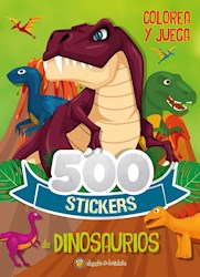 Papel 500 Stickers De Dinosaurios