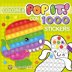 Papel Colorea Pop It! Con 1000 Stickers - Dinosaurio