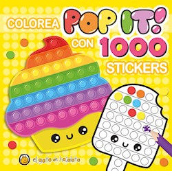 Papel Colorea Pop It! Con 1000 Stickers - Cupcake