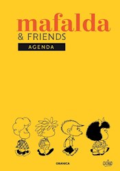 Libro Agenda Mafalda Perpetua Anillada Friends Amarilla