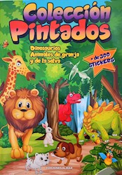 Papel Dinosaurios, Animales De La Granja Y De La Selva -Coleccion Pintados