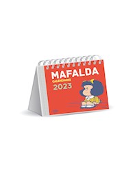 Libro Mafalda 2023 Calendario Escritorio Rojo