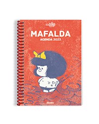Libro Agenda Mafalda 2023 Anillada Modulos Rojo