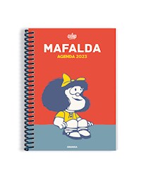 Libro Agenda Mafalda 2023 Anillada Columna Roja