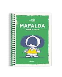 Libro Agenda Mafalda 2023 Anillada Feminista Verde
