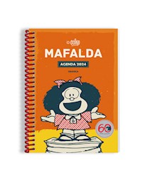 Papel Mafalda Agenda 2024 Modulos Anaranjado