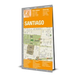 Papel Santiago City Map Indice De Calles Mapa De Subte