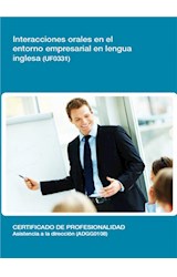  UF0331 - Interacciones orales en el entorno empresarial en lengua inglesa
