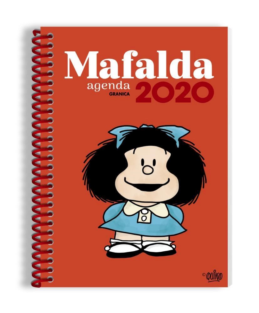 Papel Mafalda 2020 Anillada Rojo