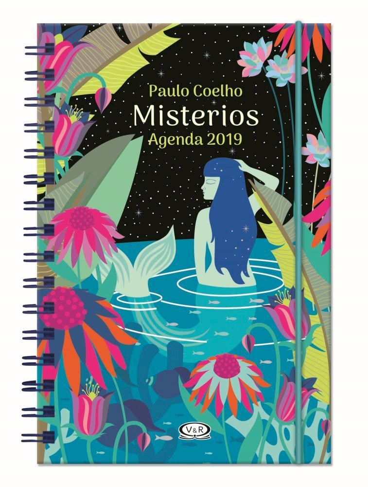 Papel Agenda Paulo Coelho 2019 Anillada Misterios Sirena