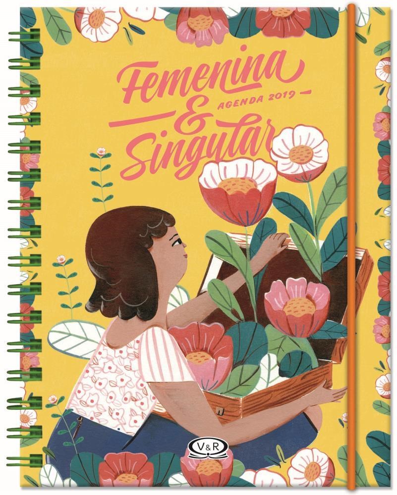 Papel Agenda Femenina & Singular 2019 ( Amarilla )