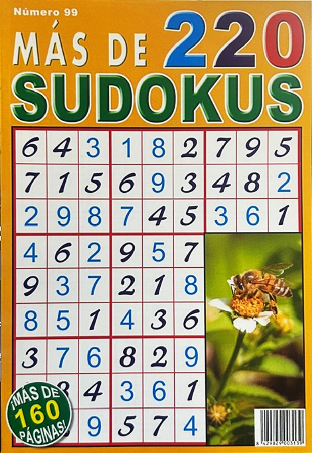 Papel SUDOKUS 220 SUPER ALBUM - 200 PAG. SURTIDAS