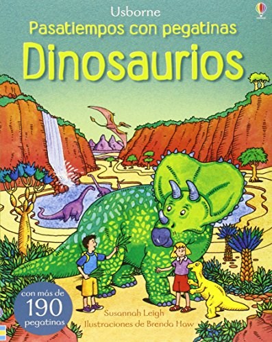 Papel Dinosaurios - Pasatiempos Con Pegatinas