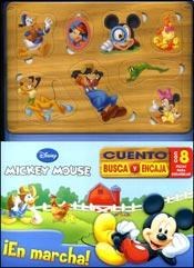 Papel Disney Mickey Mouse - En Marcha! Cuento Busca Y Encaja
