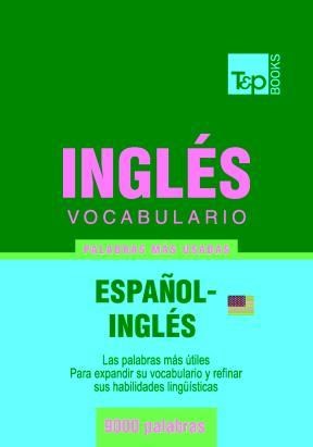 E-book Vocabulario Español-Inglés Americano - 9000 Palabras Más Usadas