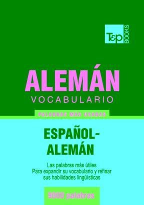 E-book Vocabulario Español-Alemán - 9000 Palabras Más Usadas