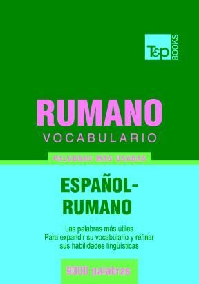 E-book Vocabulario Español-Rumano - 9000 Palabras Más Usadas