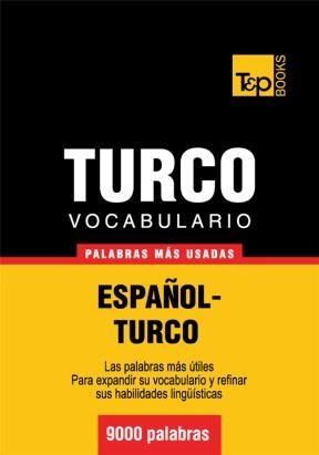 E-book Vocabulario Español-Turco - 9000 Palabras Más Usadas