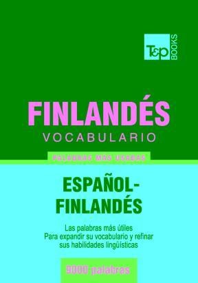 E-book Vocabulario Español-Finlandés - 9000 Palabras Más Usadas