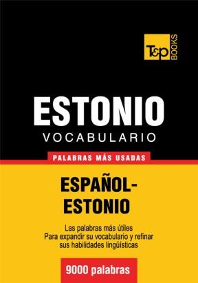 E-book Vocabulario Español-Estonio - 9000 Palabras Más Usadas