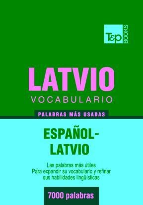 E-book Vocabulario Español-Latvio - 7000 Palabras Más Usadas