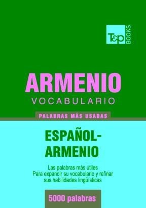 E-book Vocabulario Español-Armenio - 5000 Palabras Más Usadas
