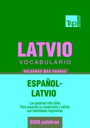 E-book Vocabulario Español-Latvio - 5000 Palabras Más Usadas