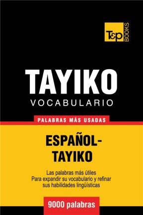 E-book Vocabulario Español-Tayiko - 9000 Palabras Más Usadas