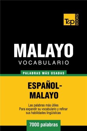 E-book Vocabulario Español-Malayo - 7000 Palabras Más Usadas