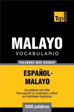 E-book Vocabulario Español-Malayo - 5000 Palabras Más Usadas