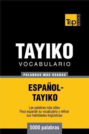 E-book Vocabulario Español-Tayiko - 5000 Palabras Más Usadas