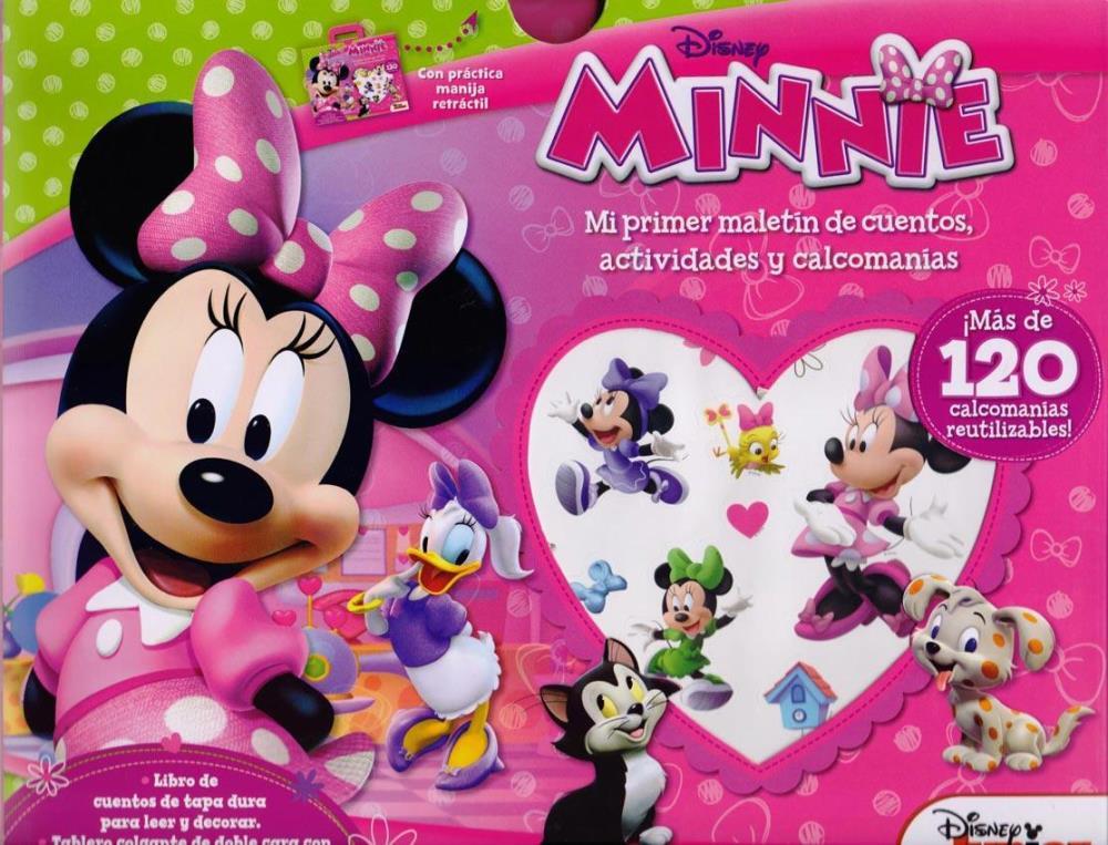 Papel MINNIE MI PRIMER MALETIN CON 120 CALCOMANIAS