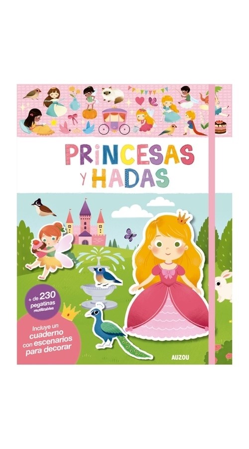 Papel Libros De Stickers: Princesas Y Hadas