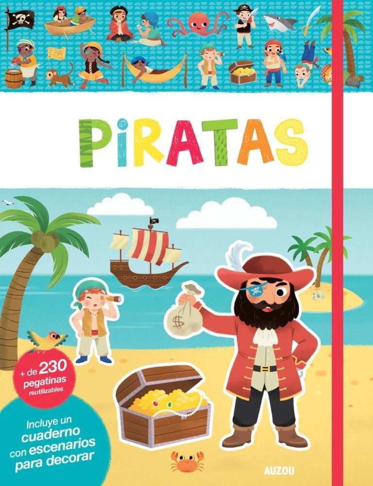 Papel Libros De Stickers: Piratas
