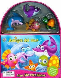 Papel Amigos Del Mar C/Figuritas Y Escenario Mini Diverti-Libros