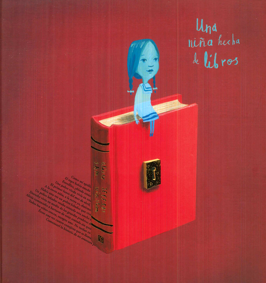 Papel Una Ni?A Hecha De Libros