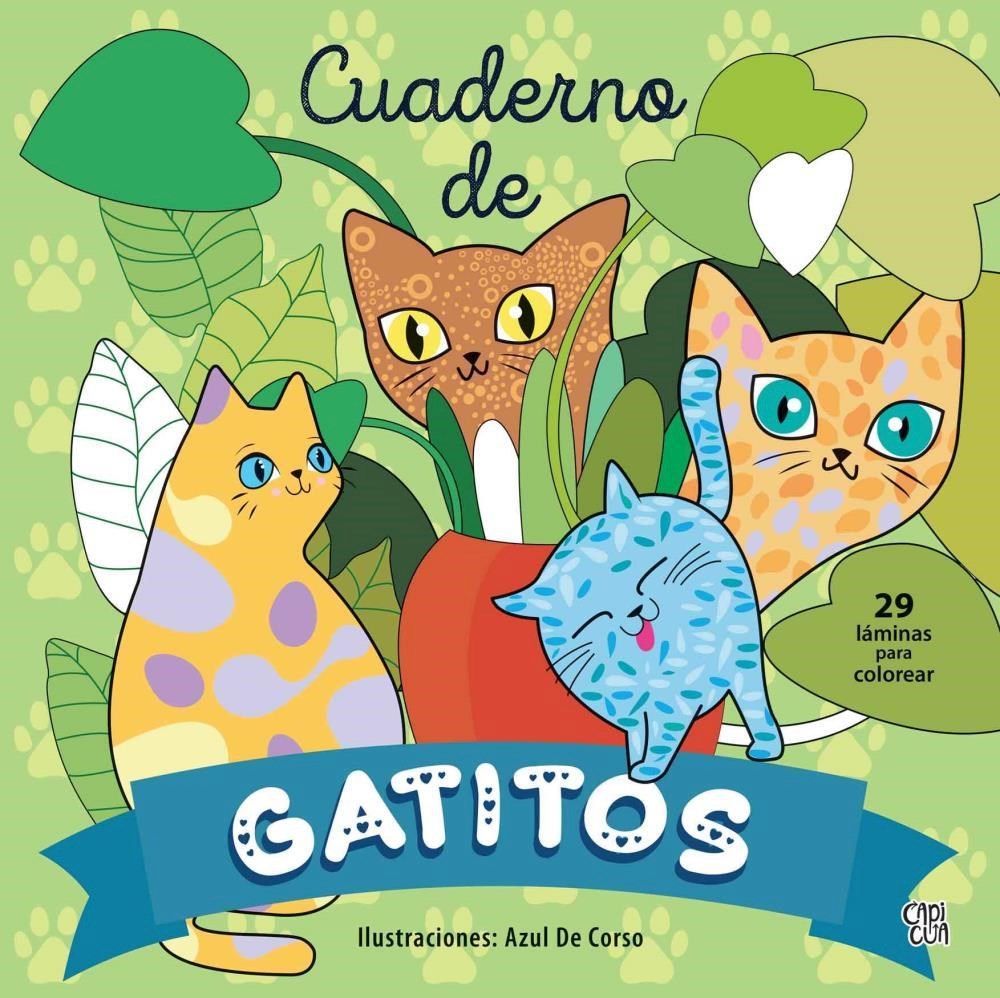 Papel Cuaderno De Gatitos