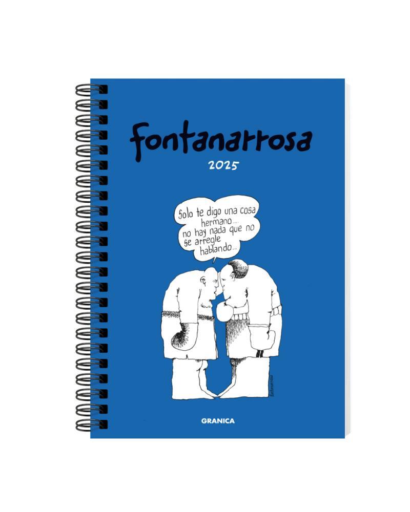 Papel Fontanarrosa 2025 Anillada Azul