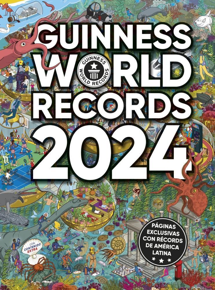 Papel Guinness World Records 2024 (Ed. Latinoamérica)