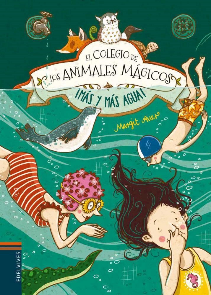 Papel Mas Y Mas Agua Colegio De Los Animales Magicos