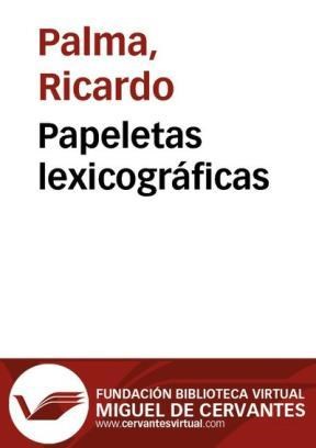 E-book Papeletas Lexicográficas