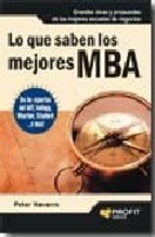 E-book Lo Que Saben Los Mejores Mba. Ebook