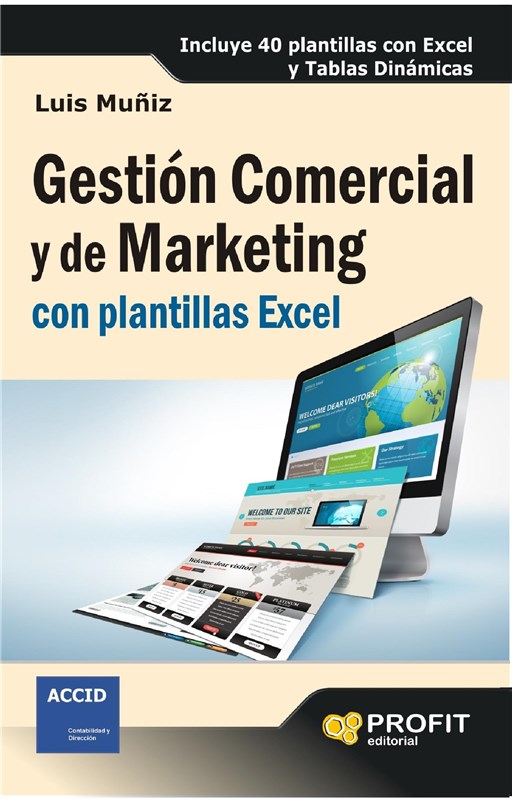 E-book Gestión Comercial Y De Marketing Con Plantillas Excel. Ebook