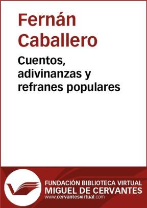 E-book Cuentos, Adivinanzas Y Refranes Populares
